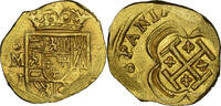 Mexique Escudo Coin - Mexico - Philippe V - Gold cob 1 escudo (1714) J - Error Legend - NGC MS 65 Shipwreck - 1715 Fleet Shipwreck -