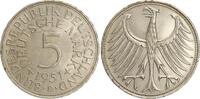 Deutschland/BRD - 5 D-Mark Kursmünze, Silberadler (1951, München) -