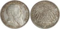Deutschland/Kaiserreich - 5 Mark 5 Mark Baden auf den Tod v. Friedrich Großherzog von Baden (1826-1907) -