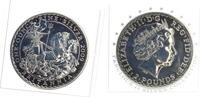 Großbritannien - 2 Pounds 1 Unze Silber, Britannia, in Fabulous 12 Silver Collection Kapsel -