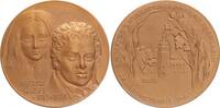 Deutschland - Pforzheim - Bronzemedaille Kaspar Hauser (1812-1833), Jahresmedaille B.H. Mayers Kunstprägeanstalt -