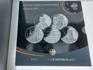 Deutschland 5x 20 Euro BRD Silber-Gedenkmünzen-Set im orig.-Folder, ohne Folie -