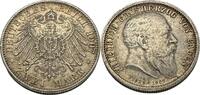 GERMANY BADEN 2 Mark FREDERICK I. mint Karlsruhe Death of Friedrich I. -