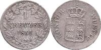 GERMANY WÜRTTEMBERG 1 Kreuzer WILLIAM I. -