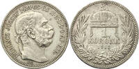 Österreich-Ungarn 1 Korona K.B. Francis Joseph I. mint Kremnica -