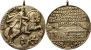 AUSTRIA-UNGARN TIROL Schiessenmedaille Erzherzog´EUGEN Opening of the shooting range 1912 in BOZEN, hallmarked -