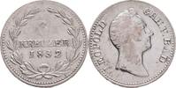GERMANY BADEN 3 Kreuzer LEOPOLD I. slightly unsatisfied -