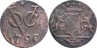 NETHERLANDS East India 1 Duit Utrecht -