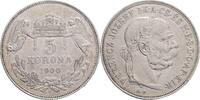 AUSTRIA-UNGARN 5 Korona K.B. Franz Joseph I. mint Kremnica -