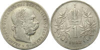 Österreich-Ungarn 1 corona Francis Joseph I. Not cleaned -