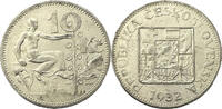TSCHECHOSLOWAKEI erste republik 10 Koruna ČSR State emblem end girl with lime tree, mint Kremnitz -