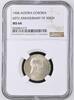AUSTRIA-UNGARN 1 CORONA FRANZ JOSEPH I. mint Vienna 60th Anniversary of the FJI.s reign -