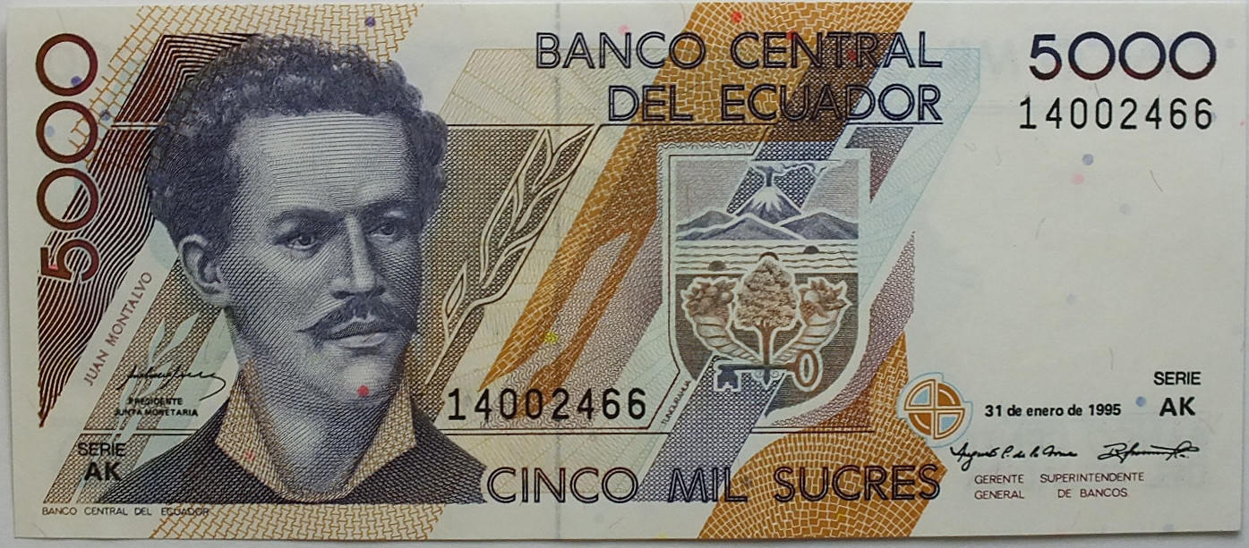 5000 sucres 1995 equador 1