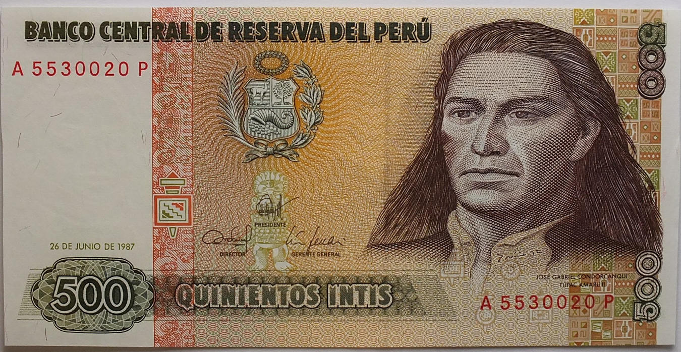 500 intis 1987 peru 1