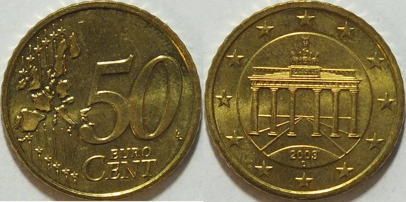 50 cent 2003 d brd unc