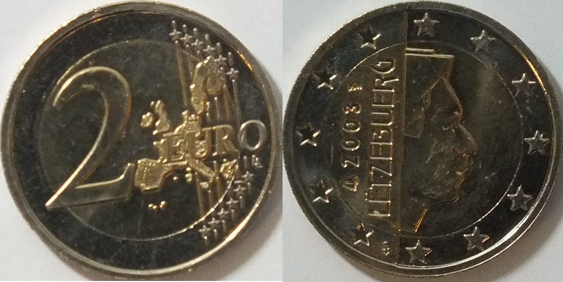 2 euro 2003 luxemburg unc