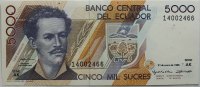 Equador 5000 Sucres -