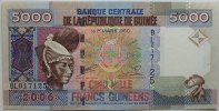 Guinea 5000 Francs 2006 1 66.94 元 含税 ＋  133.79 元 运费