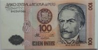Peru 100 Intis 1987 1 20.88 元 含税 ＋  133.53 元 运费