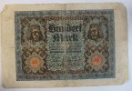 Deutsches Reich 100 Mark 1920 Rosenberg Nr. 67 b, 8-stellige KN, Unterdr... 8.37 元 含税 ＋  133.79 元 运费
