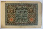 Deutsches Reich 100 Mark Rosenberg Nr. 67 b, 8-stellige KN, Unterdruck K, Serie K -