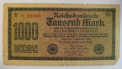 Deutsches Reich 1.000 Mark Rosenberg Nr. 75 d,KN rot, FZ: SB -