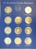 BRD Medalliender Deutschen Bundesländer 11 Stück .925 Silber in Rahmen -