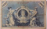 Deutsches Reich 100 Mark Rosenberg Nr. 20 Serie B -