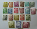 Bund Michel Nr. 177 x- 196 x Heuss Dauerserie kompl. Satz 20 Werte -