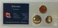 Kanada Minisatz 2000 1, 5 und 10 Cent st 25.10 元 含税 ＋  133.79 元 运费
