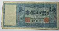 Kaiserreich 100 Mark Rosenberg Nr. 43 a Papier weiß. Serie F -