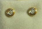 Ohrstecker Brillanten Ohrstecker .585 Gold insg. 0,24 ct -