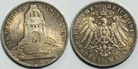 Sachsen 3 Mark Völkerschlachtdenkmal -