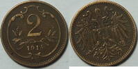 Österreich / Ungarn 2 Heller Franz Joseph I. (1848-1916) -