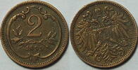 Österreich / Ungarn 2 Heller Franz Joseph I. (1848-1916) -