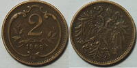 Österreich / Ungarn 2 Heller Franz Joseph I. (1848-1916) -