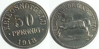 Braunschweig 50 Pfennig 1918 Fehlprägung  Doppelprägung Rückseite st 326.32 元 含税 ＋  133.79 元 运费