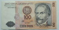 Peru 100 Inties 1987 gebraucht 16.70 元 含税 ＋  133.53 元 运费