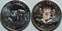 Somalia 25 Shilling 1/4 unze Feinsilber African Wildlife - Elefant -