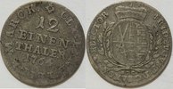 Sachsen 1/12 Taler -