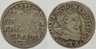 Polen Riga 3 Gröscher Sigismund III 1587 - 1632 -