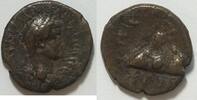 Hadrianus AE Belorbeerter Kopf rechts Rs. Berg Argaios -