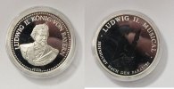 Deutschland Silbermed. Ludwig II von Bayern -
