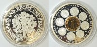 Deutschland 50 Gramm Silber Silbermed. Geschichte unserer deutschen Mark mit 1 Pf -