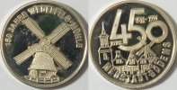 Deutschland Zinnmed. 450 Jahre Neustadt Gödens Zinn -