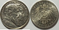Baden 5 Mark zur Goldenen Hochzeit Friedrich von Baden und Luise von Preussen -