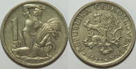Tschechoslowalei 1 Krone -