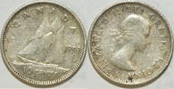 Kanada 10 Cent 1953 ss 25.10 元 含税 ＋  133.79 元 运费