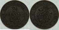 Sachsen 2 Pfennig -