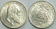 Würtemberg 3 Mark Wilhelm II -